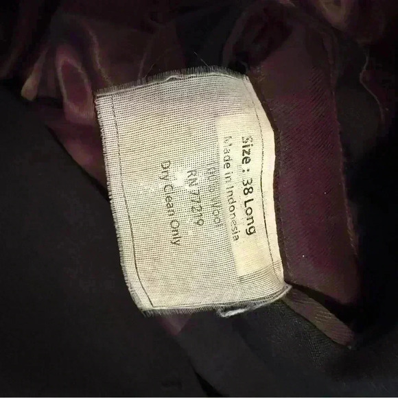 Pronto Uomo Designer Sports Coat Suit Jacket Blazer 38L - Picture 4 of 6